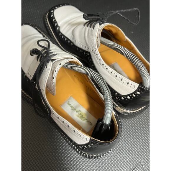 Mezlan Pesaro Mens Dress Shoes Leather Made In Spain Mens Size 9 Derby Oxford - Picture 8 of 10